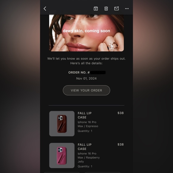 RHODE Fall Lip Case - Picture 3 of 3